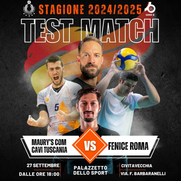 Test match serie B maschile