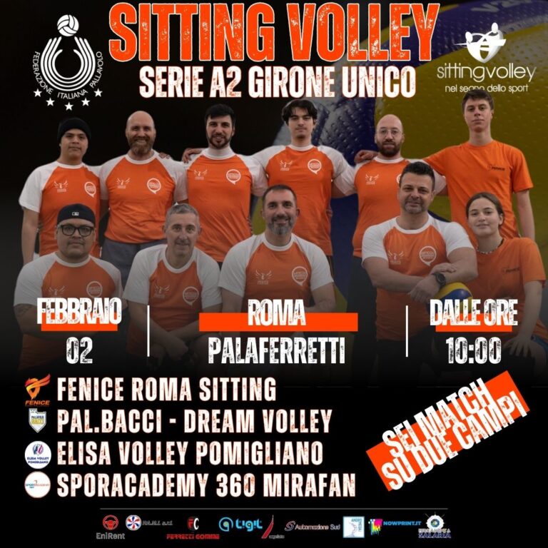 Sitting volley concentramento 2 febbraio